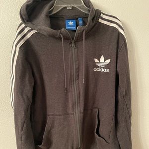 Adidas full zip sweatshirt.